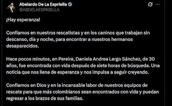 Abelardo de la Espriella - crédito @ABDELAESPRIELLA/X