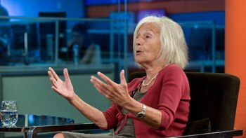 Beatriz Sarlo, durante una entrevista