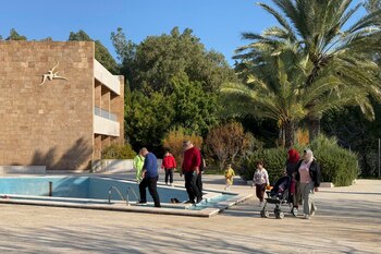 "Los jardines de este palacio