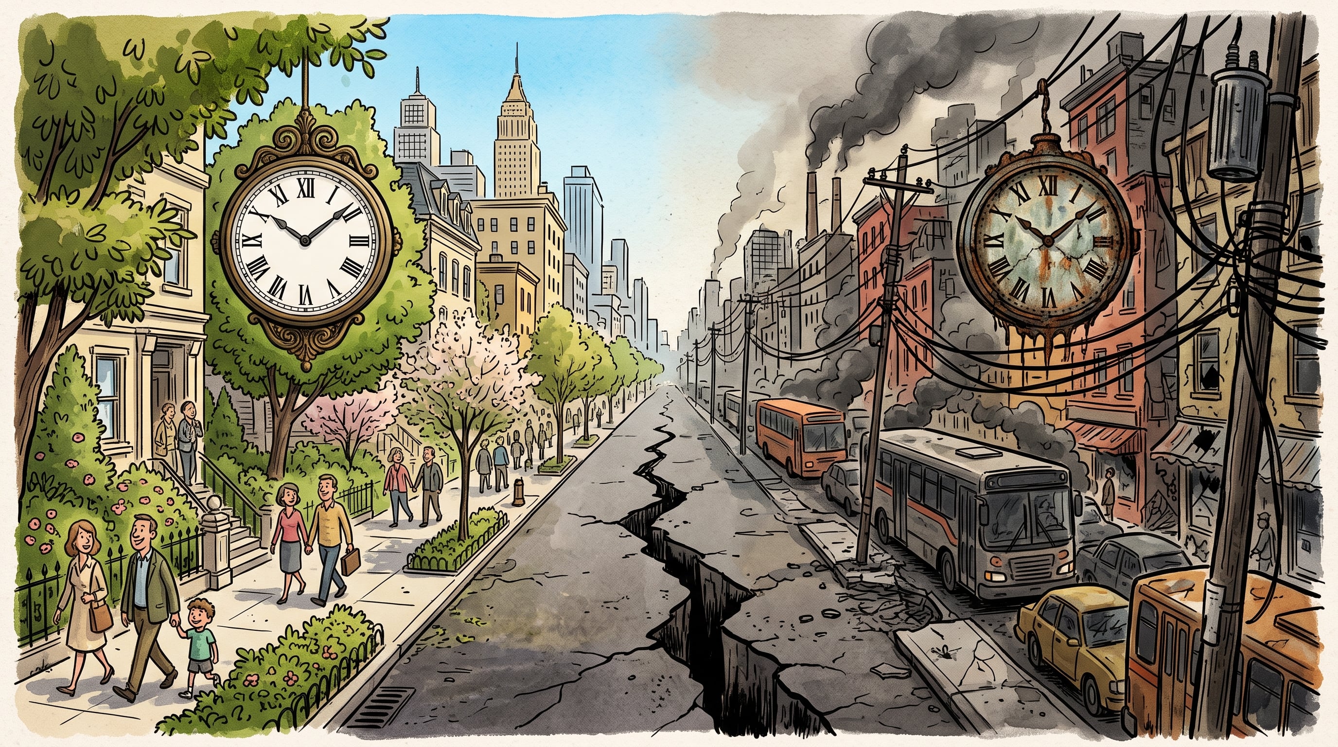 El barrio donde vive una persona se asocia con diferencias en la esperanza de vida (Imagen Ilustrativa Infobae)