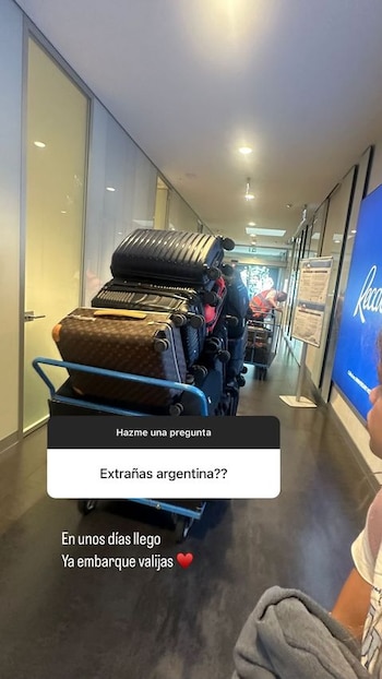 Wanda Nara adelantó su regreso al país