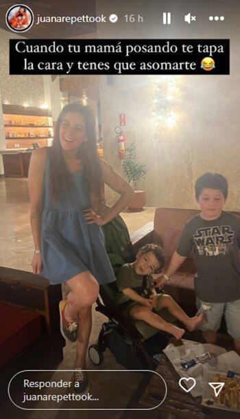 Juana Repetto compartió en las