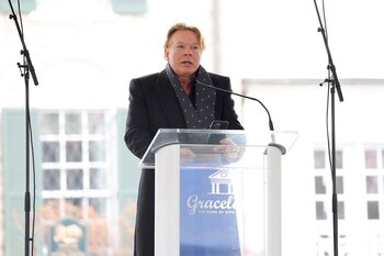 Durante un concierto de Guns