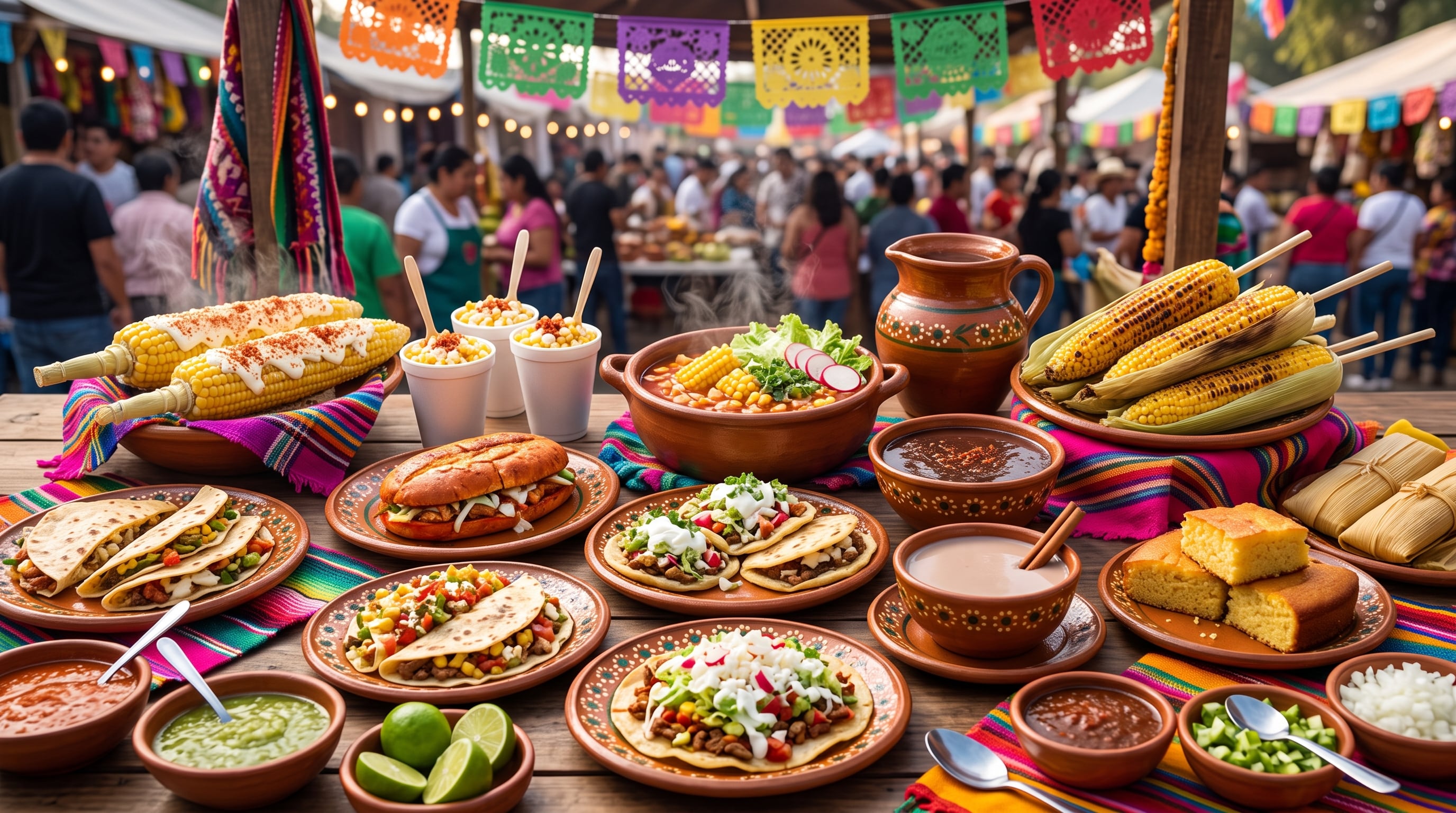 La gastronomía local también incluye barbacoa, tlacoyos, quesadillas de maíz azul, chicharrón, mole rojo y mole verde. (Imagen Ilustrativa Infobae)