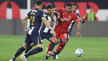 Alessandro Burlamaqui durante el enfrentamiento