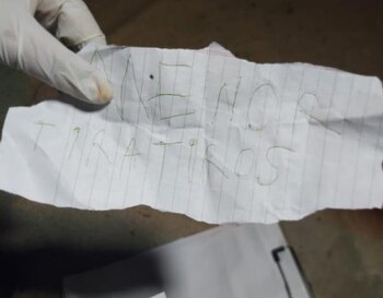 El mensaje encontrado en el