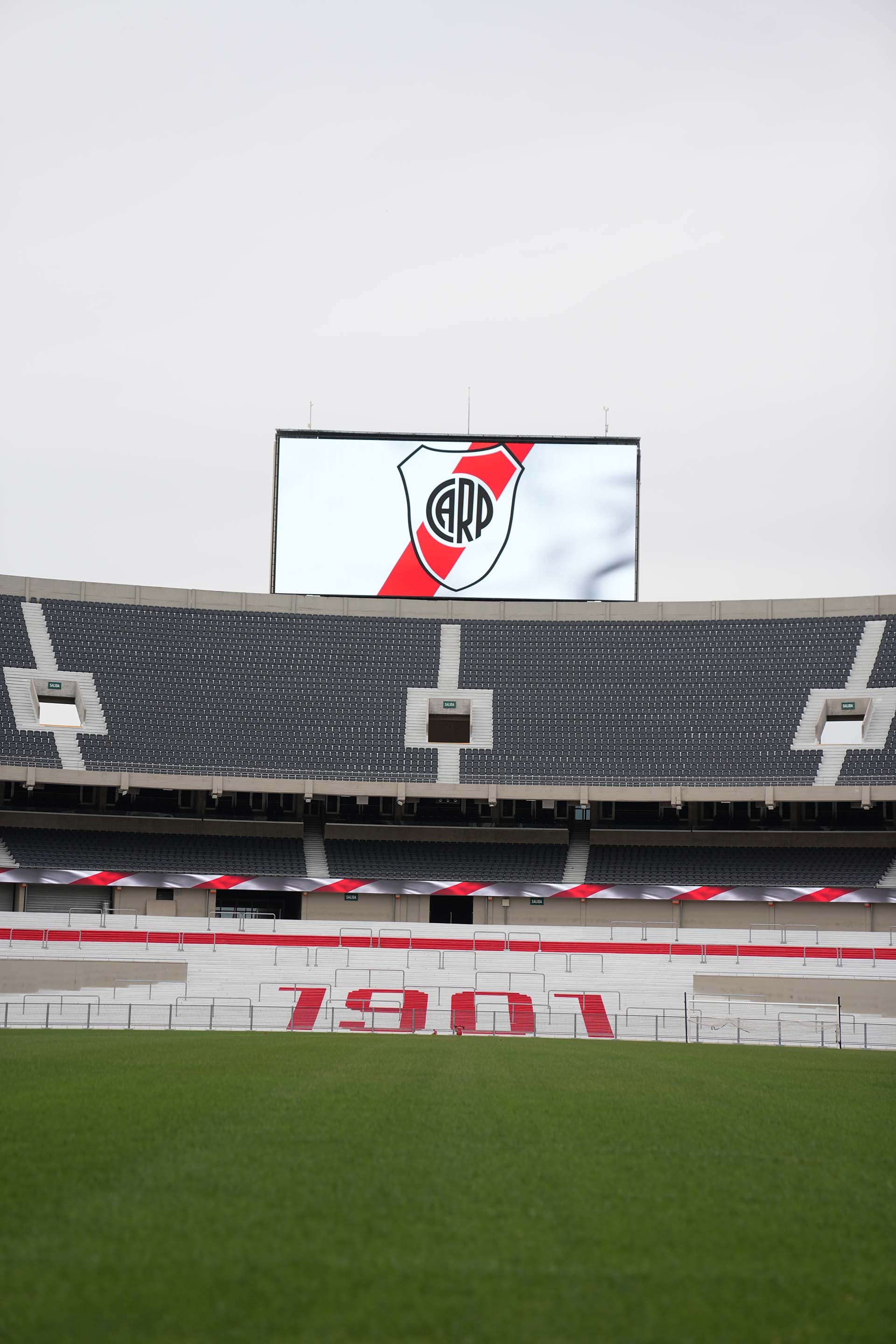 La nueva pantalla gigante del estadio Monumental