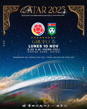 Afiche del partido de la