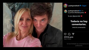 Yuyito González junto a Javier