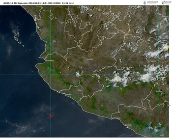 Imagen 2: GOES 16 ABI GEOCOLOR, 13:31 h (hora local).