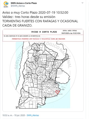 El Servicio Meteorológico Nacional (SMN)