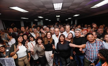 Daniel Scioli y Victoria Tolosa Paz