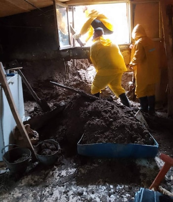 Inundación en Comodoro Rivadavia (Foto: