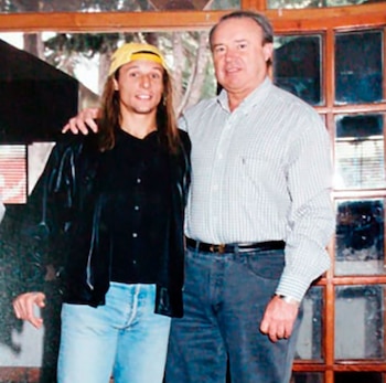 Jugador y directivo: una foto