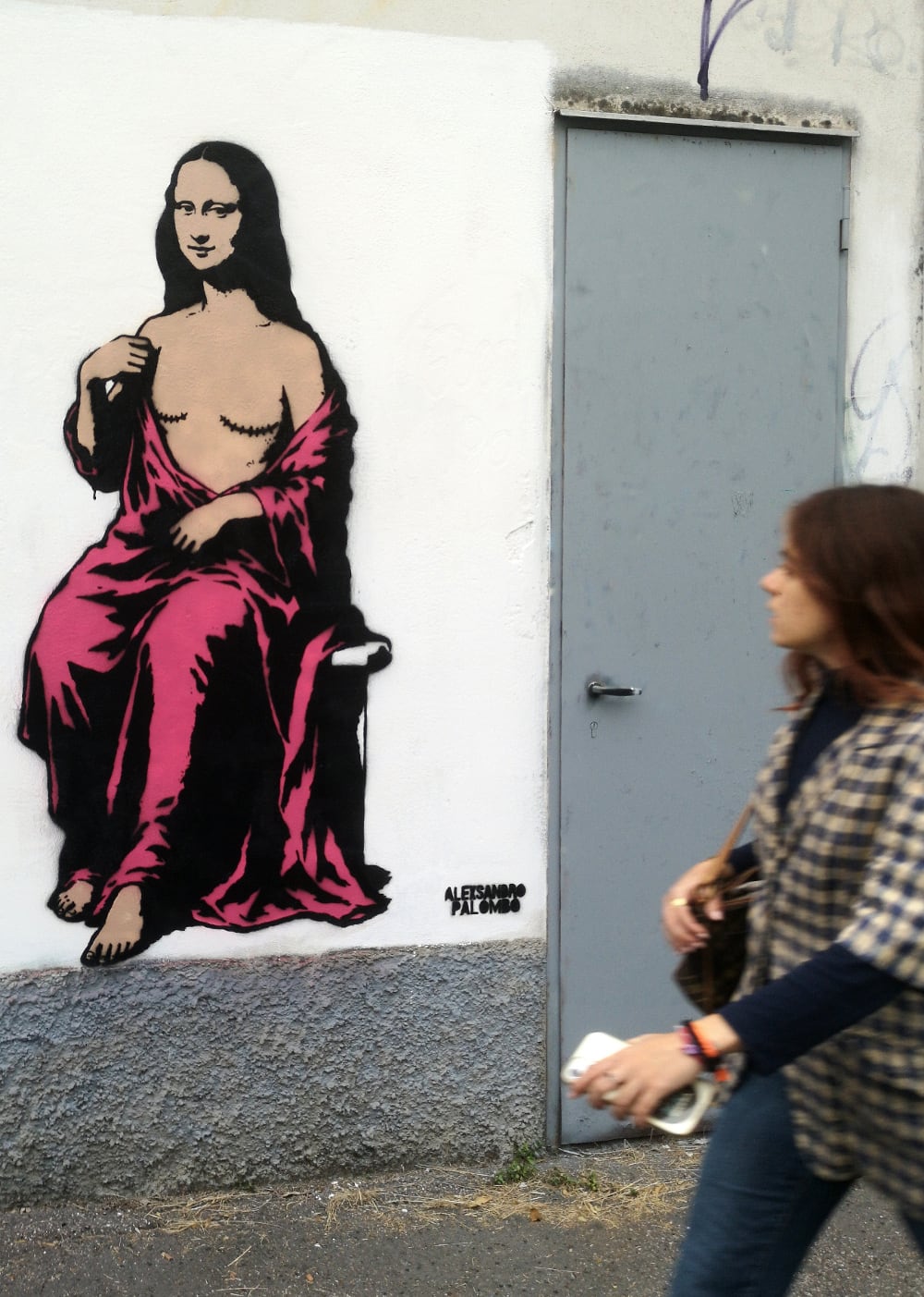 La Mona Lisa con cicatrices de mastectomía de Alexandro Palombo (Cedida)
