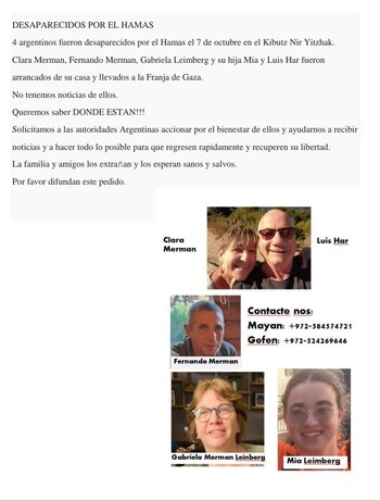 "Mis amigos siguen desaparecidos y