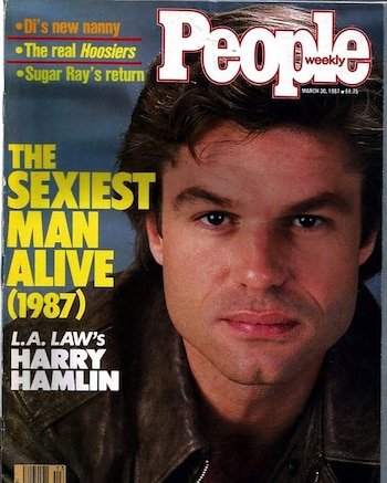 Harry Hamlin, actor estadounidense, fue nominado a los premios Emmy y Globo de Oro.
(People)