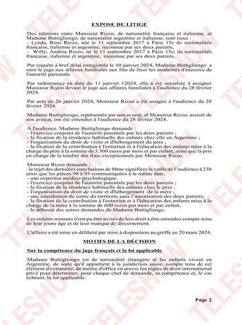 Las pruebas que adjuntó el marido de Jimena Buttigliengo