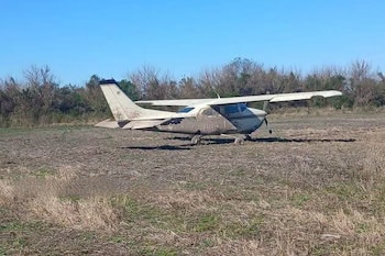 Avioneta abandonada en Santa Fe