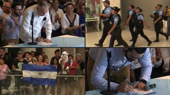 Grupos contrarios al gobierno de