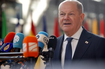 El canciller alemán, Olaf Scholz,