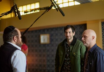 Imágenes del detrás de escena