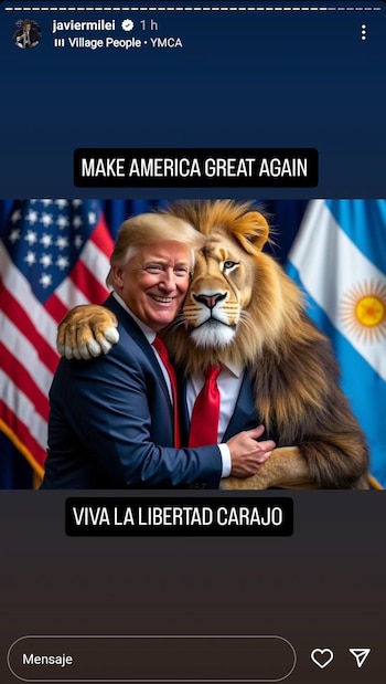 Uno de los posteos de