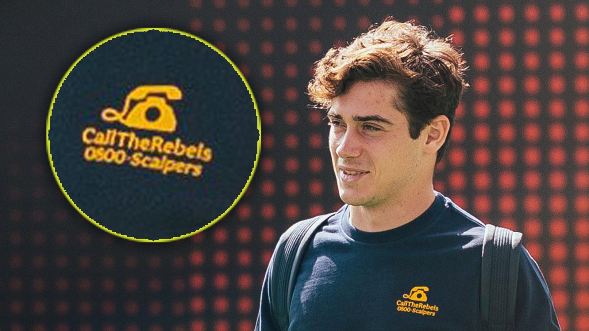 El sugestivo mensaje que llevaba el buzo de Colapinto al llegar al paddock del GP de México (@AlpineF1Team)