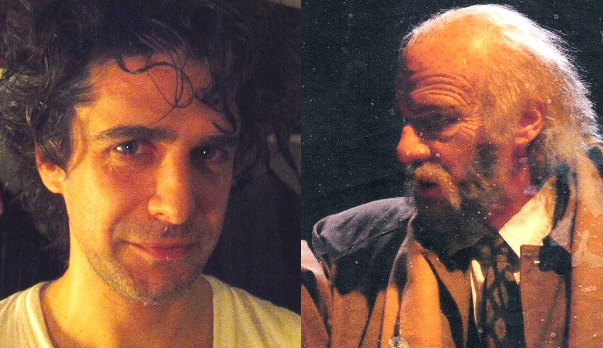 El actor Leonardo Sbaraglia aparece junto a su caracterización con maquillaje prostético para la obra teatral El Inspector, dirigida por Agustín Alezzo.