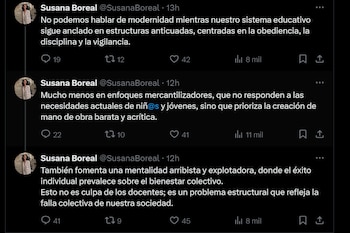 La congresista Susana Boreal denuncia las condiciones adversas que enfrentan los estudiantes - crédito red social X