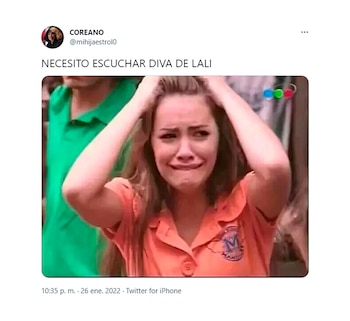 Lali revolucionó las redes con