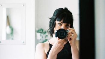 Autorretrato de la fotógrafa argentina