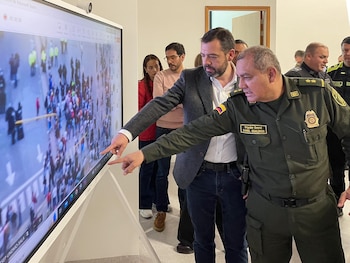 El alcalde de Bogotá, Carlos