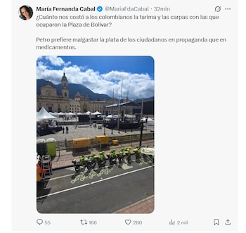 María Fernanda Cabal criticó el