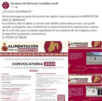 (Facebook/Secretaría del Bienestar Cuautitlán Izcalli)
