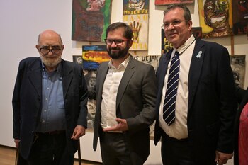 El mandatario chileno Gabriel Boric