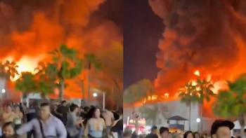 Incendio en Feria de Tabasco