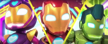 Tony Stark y sus amigos