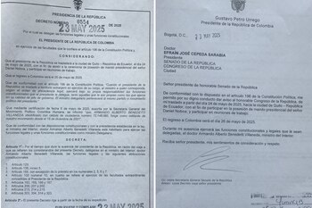 El anuncio del viaje fue