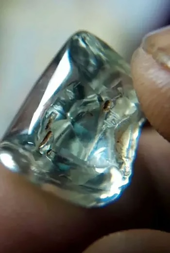 El diamante encontrado por Raju