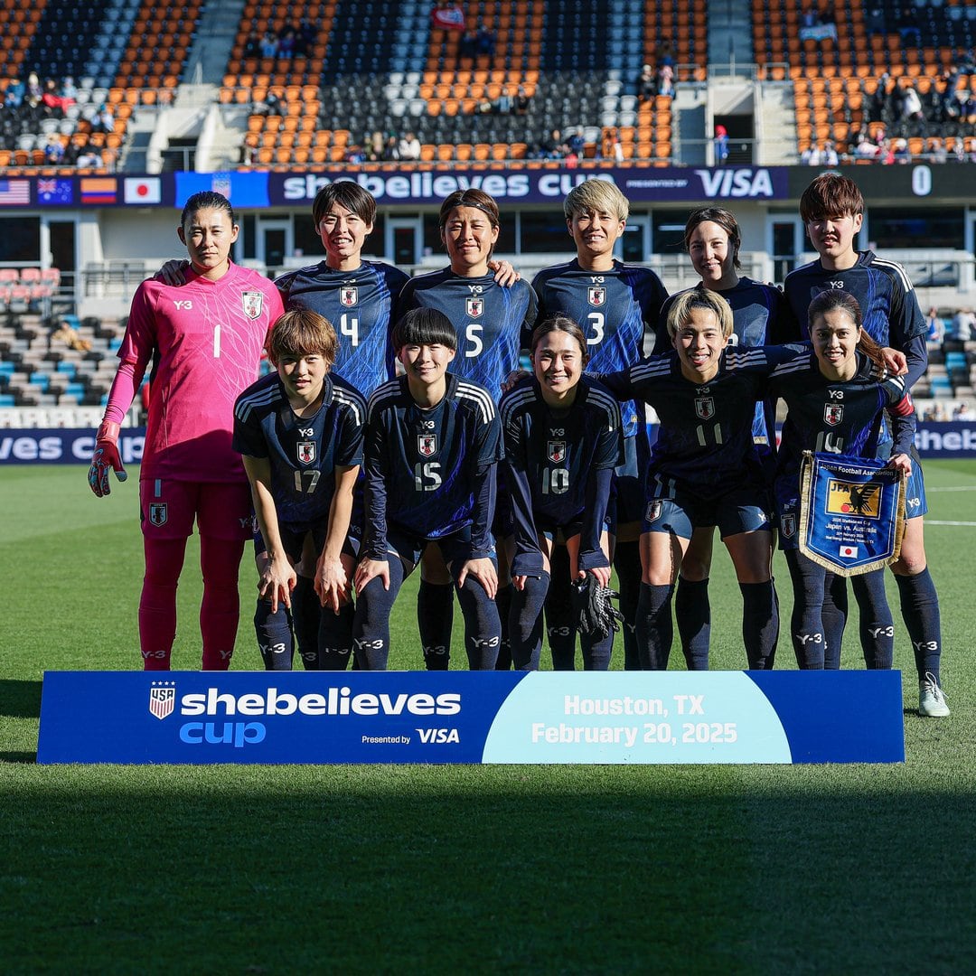 Japón venció a Australia 2-0 en la primera mitad de la She Believes Cup - crédito @USWNT/X