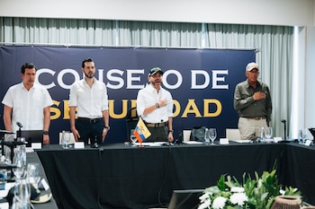 Así fue el Consejo de Seguridad que se desarrolló en San Andrés, liderado por el presidente Abelardo de la Espriella - crédito Presidencia