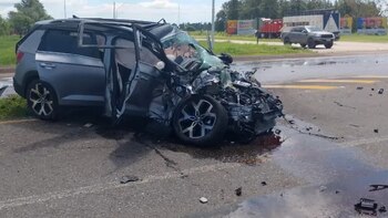 Impactante accidente en Santa Fe: