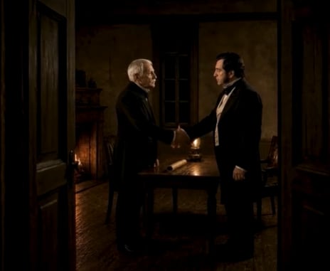 El encuentro de San Martín y Sarmiento, en el corto