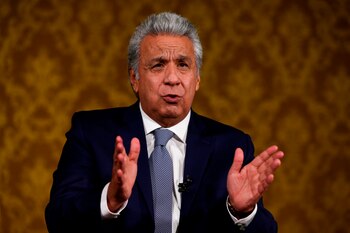 En la imagen, el presidente