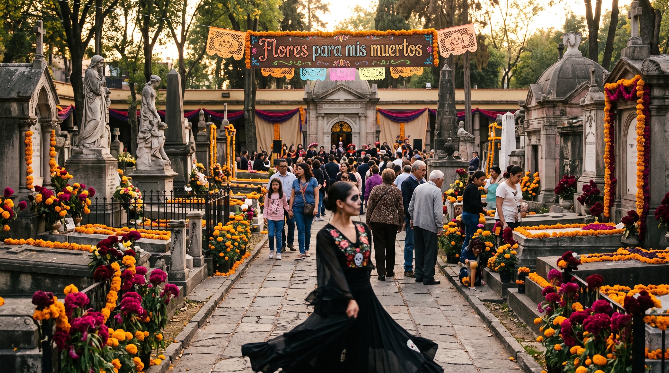 El evento propone un recorrido por historias y misterios vinculados a ese cementerio, con acceso sin costo para los asistentes. La actividad forma parte de las “narraciones orales” y “recorridos de leyendas” (Imagen Ilustrativa Infobae)