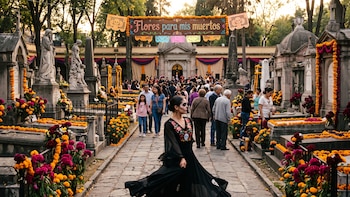 Festival Flores para mis muertos en el Museo Panteón de San Fernando: habrá danza, cine, teatro, leyendas y visitas guiadas con entrada libre