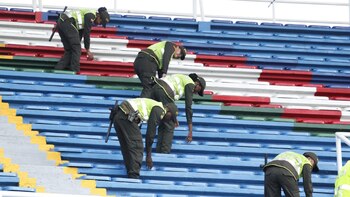 Rigurosas inspecciones en el estadio