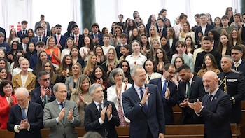 Felipe VI defiende el Derecho como "la piedra angular de la convivencia" ante conflictos como en Oriente Próximo
