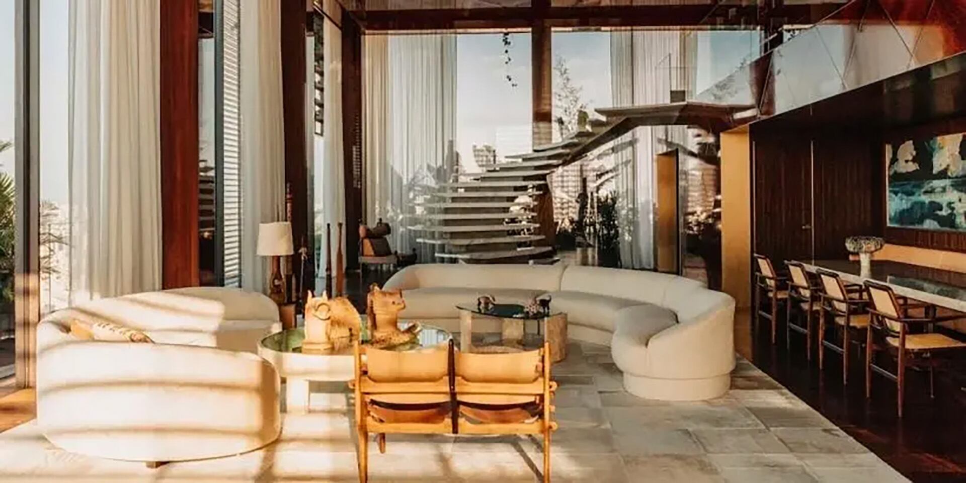 Depay mostró en sus redes sociales su Penthouse